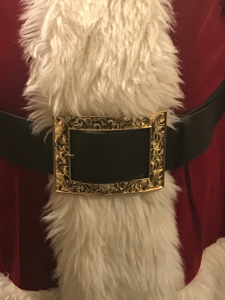 3" Santa Claus / Pirate / Cosplay Reversible Belt And Enormous Buckle