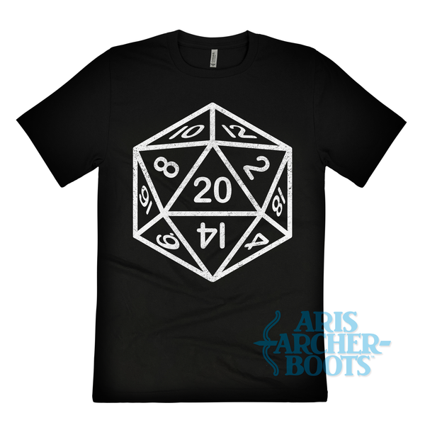 20-Sided Die Icosahedron Unisex T-Shirt