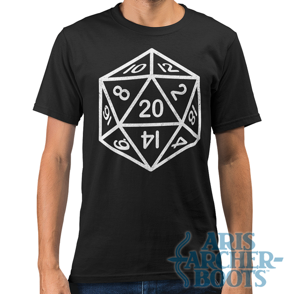 20-Sided Die Icosahedron Unisex T-Shirt